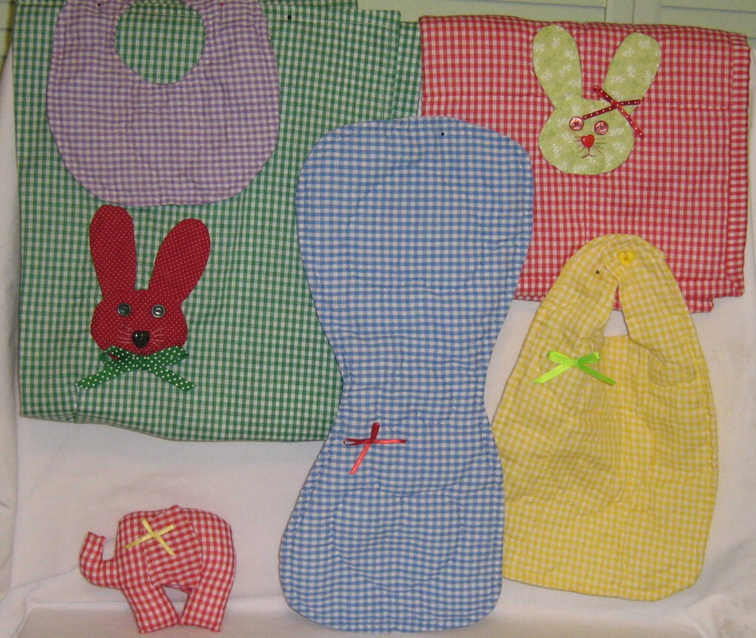 Gingham Karo Babyartikel Gingham Karo Babyartikel von Etsy - CarolsTexasFaves