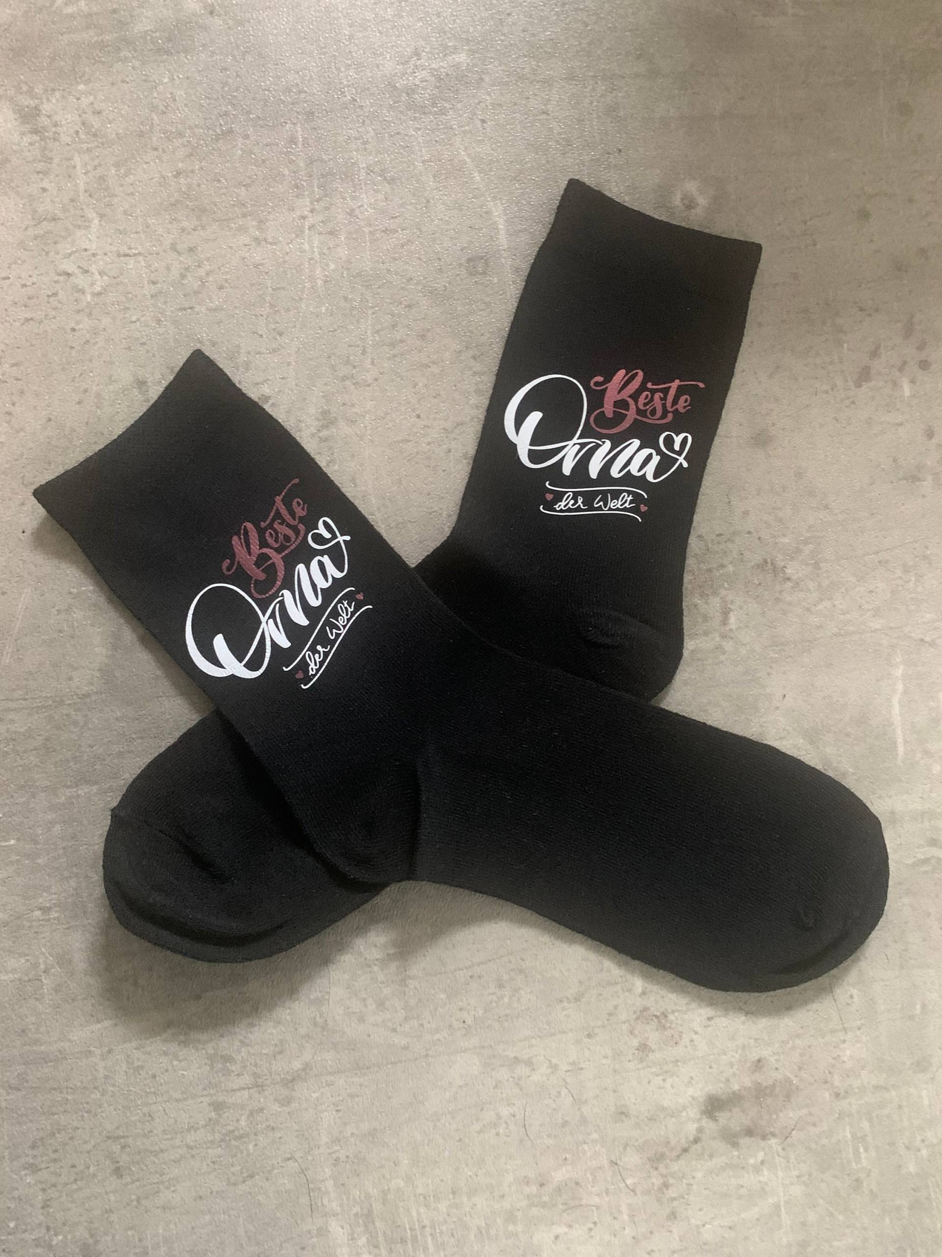 Socken „Weltbeste Oma" Socken „Weltbeste Oma" von Etsy - CasaMiaDesignbyCC