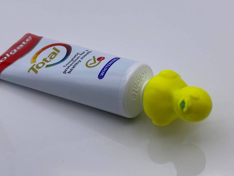 Enten Zahnpasta Topper | Deckel Colgate Badeenten Deko Kinder Funny Bathroom Gift Animal Toothpaste Cap von Etsy - Castlux