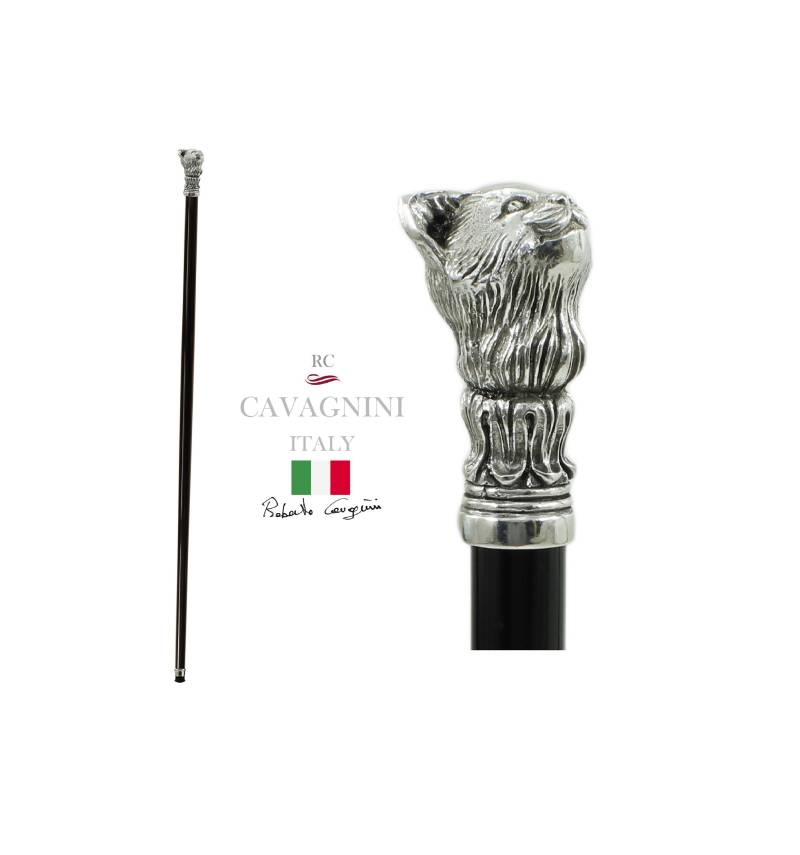 Eleganter Zinn-Gehstock, Geschenk Für Zeremonie, Katzengriff, Anpassbar Mit Gravur, Handgemacht in Italien Eleganter Zinn-Gehstock, Geschenk Für Zeremonie, Katzengriff, Anpassbar Mit Gravur, Handgemacht in Italien von Etsy - CavagniniITALY