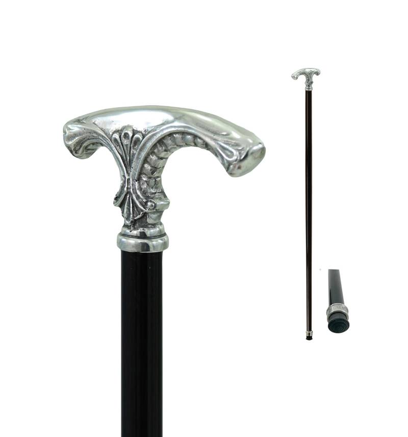 Spazierstöcke Für Männer Frauen, Natürliches Buchenholz Und Zinn, Anpassbar Mit Gravur, Geschenk Die Zeremonie von Etsy - CavagniniITALY