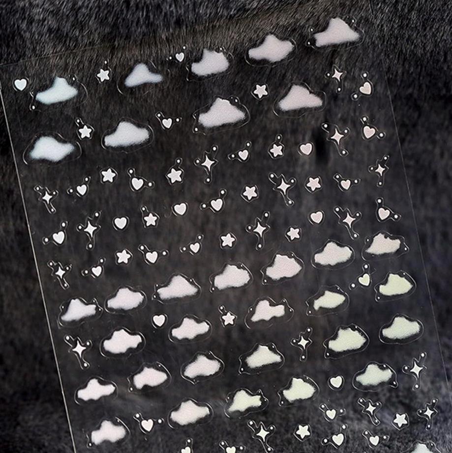 Wolke Nagelsticker | Abstrakte Nagel Designs Wolke Nagelsticker | Abstrakte Nagel Designs von Etsy - CelebrationCuration