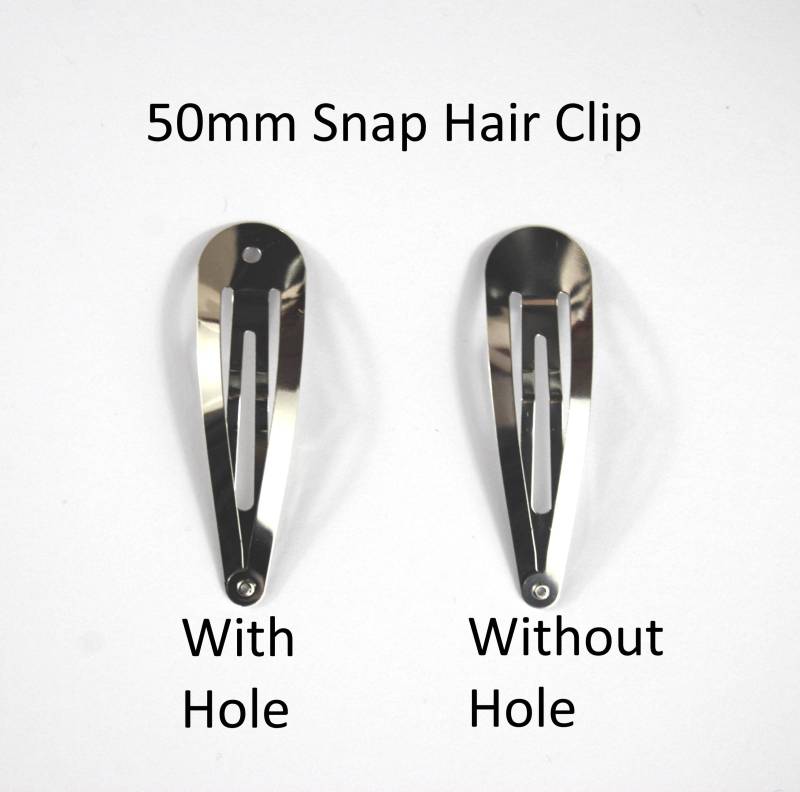 50mm Snap Haarspange - Wahlweise Mit Oder Ohne Loch-Sleepy Bendies-styling Haar -Von Handwerkern Und Schmuckmachern Als Basis Für Designs Verwendet von Etsy - CelloexpressBags