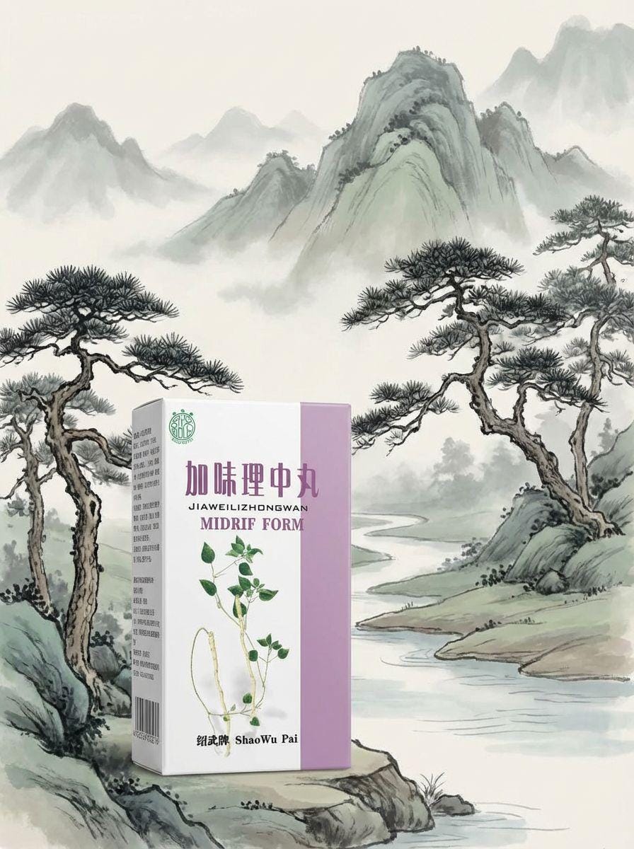 Jia Wei Li Zhong Wan - Midrif Form Tcm Rezeptur Kräutermischung Shao Wu Pai 加味理中丸 Teepillen von Etsy - ChangTrader