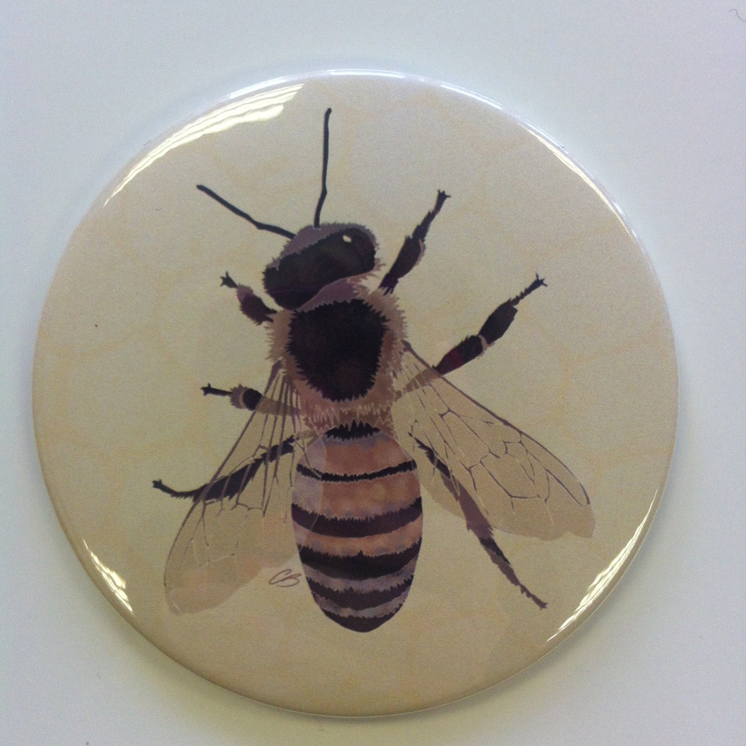 Queen Bee Design Große Taschenspiegel von Etsy - CharlieBuckleyDesign