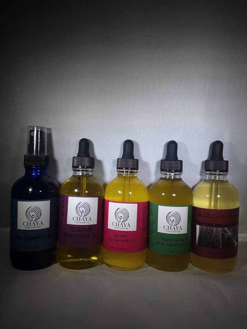 Small Hairgrowth Kit - Alle 5 Öle in 2 Unzen Größen von Etsy - ChayaHairSkin