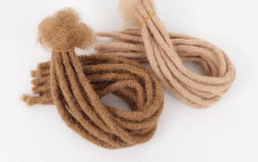 Dreadlocks Erweiterungen 100% Echthaar #613 von Etsy - ChelseaBeautyStore