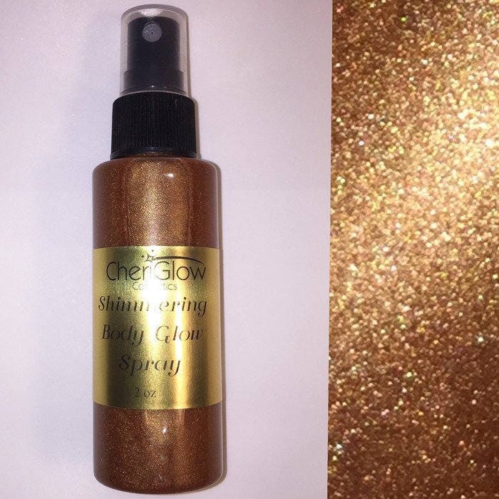 Bronze Göttin Schimmernden Glanz Körperspray | 2 Unzen, Als Körperspray, Body Spray, Textmarker, Hervorhebung Schimmer Bronzieren von Etsy - CheriGlowCreations