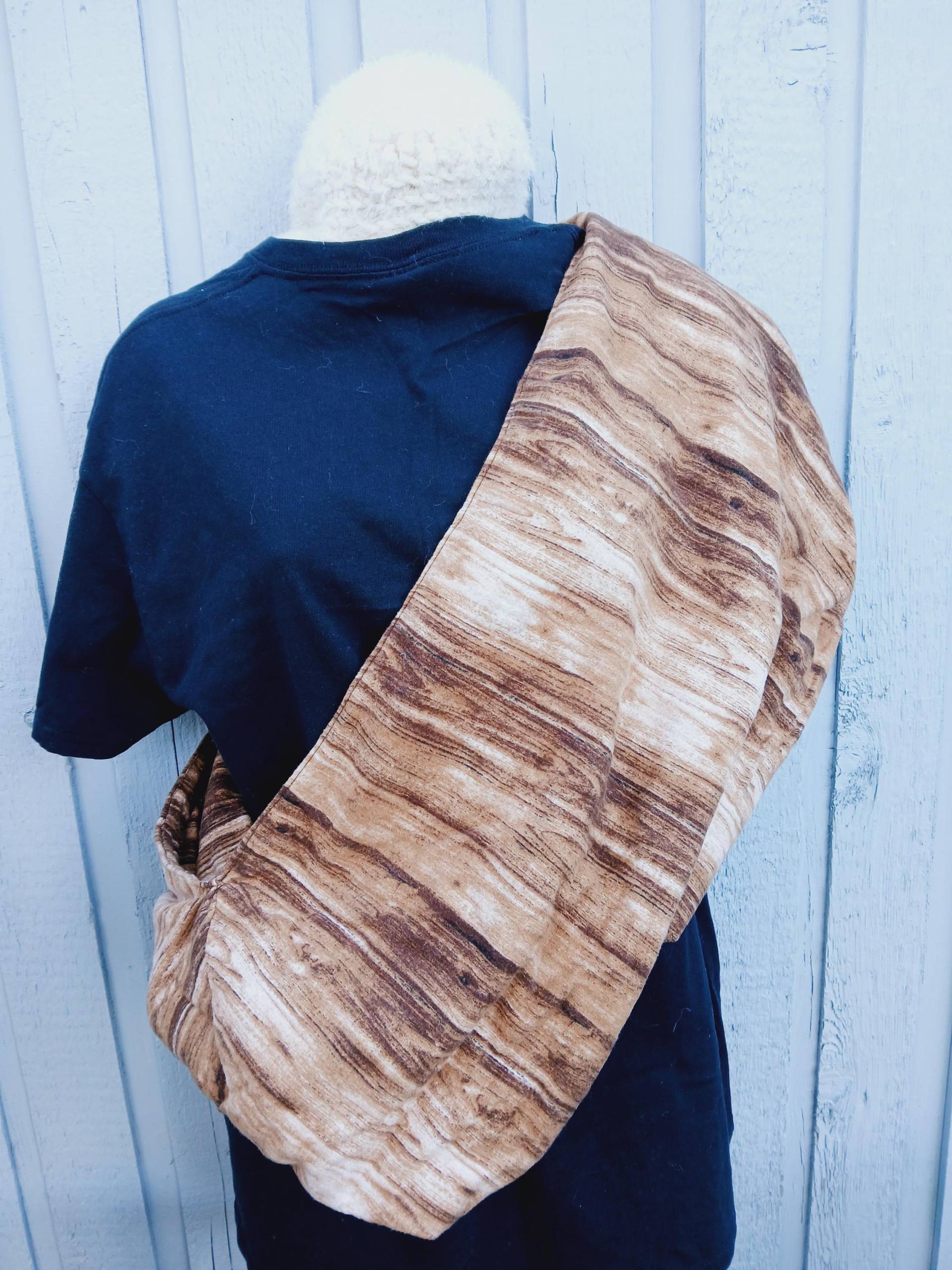 Babytragetuch Neugeborene Bis 6 Monate Holz Braun Babytragetuch Neugeborene Bis 6 Monate Holz Braun von Etsy - CherryOakYarn