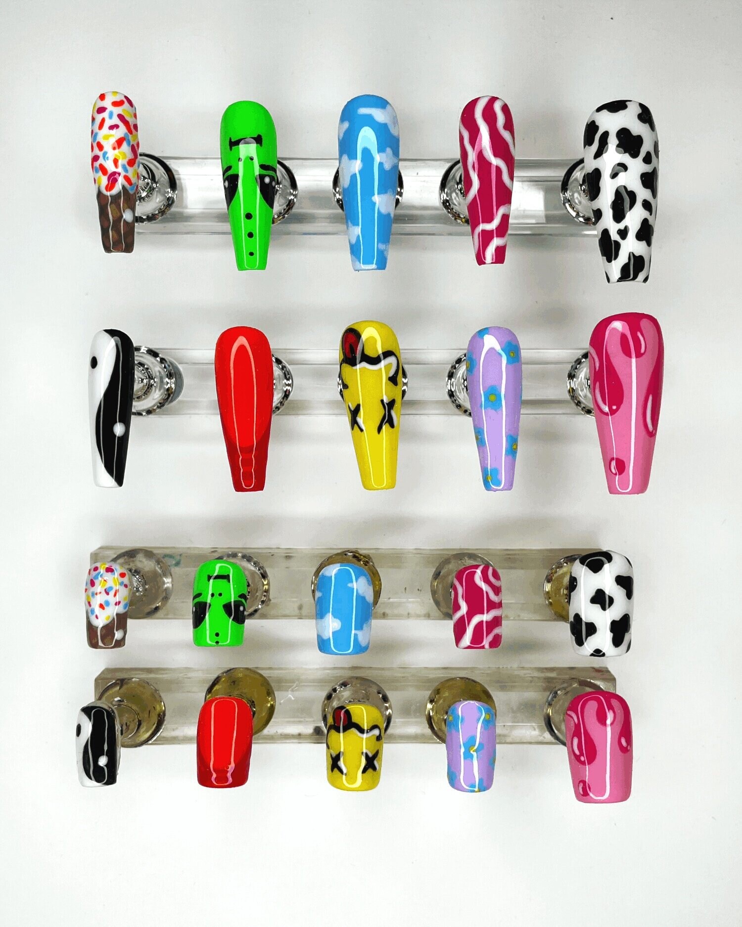 Randomness Press On Nails Randomness Press On Nails von Etsy - ChevonDIllustrations