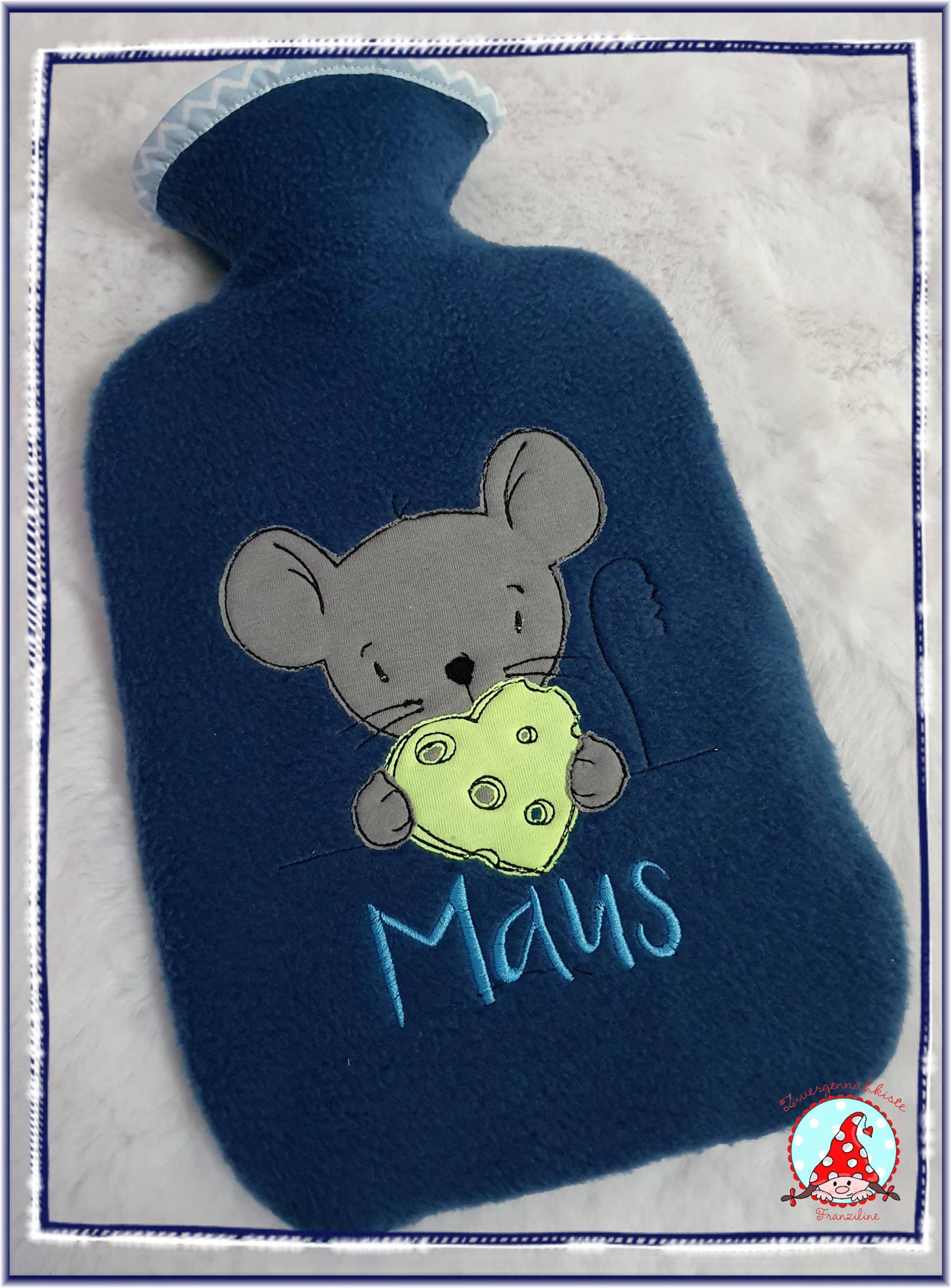 Wärmflaschenbezug Maus Wärmflaschenhülle Mit Name Und Motiv von Etsy - CheyennenShop