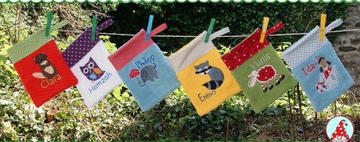 Waschlappen Mit Namen & Wunschmotiv Waschhandschuh Baby/Kind von Etsy - CheyennenShop