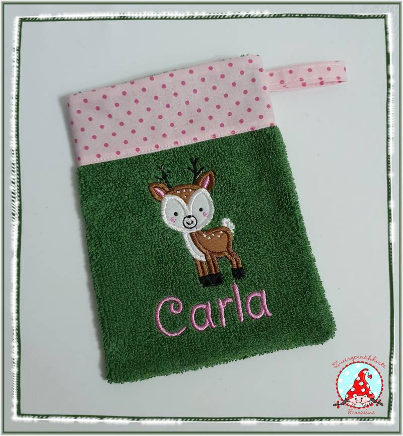 Waschlappen Mit Namen & Wunschmotiv Waschhandschuh von Etsy - CheyennenShop