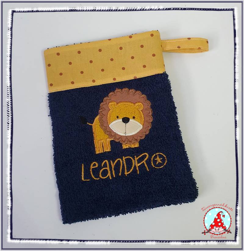 Waschlappen Mit Namen & Wunschmotiv Waschhandschuh von Etsy - CheyennenShop