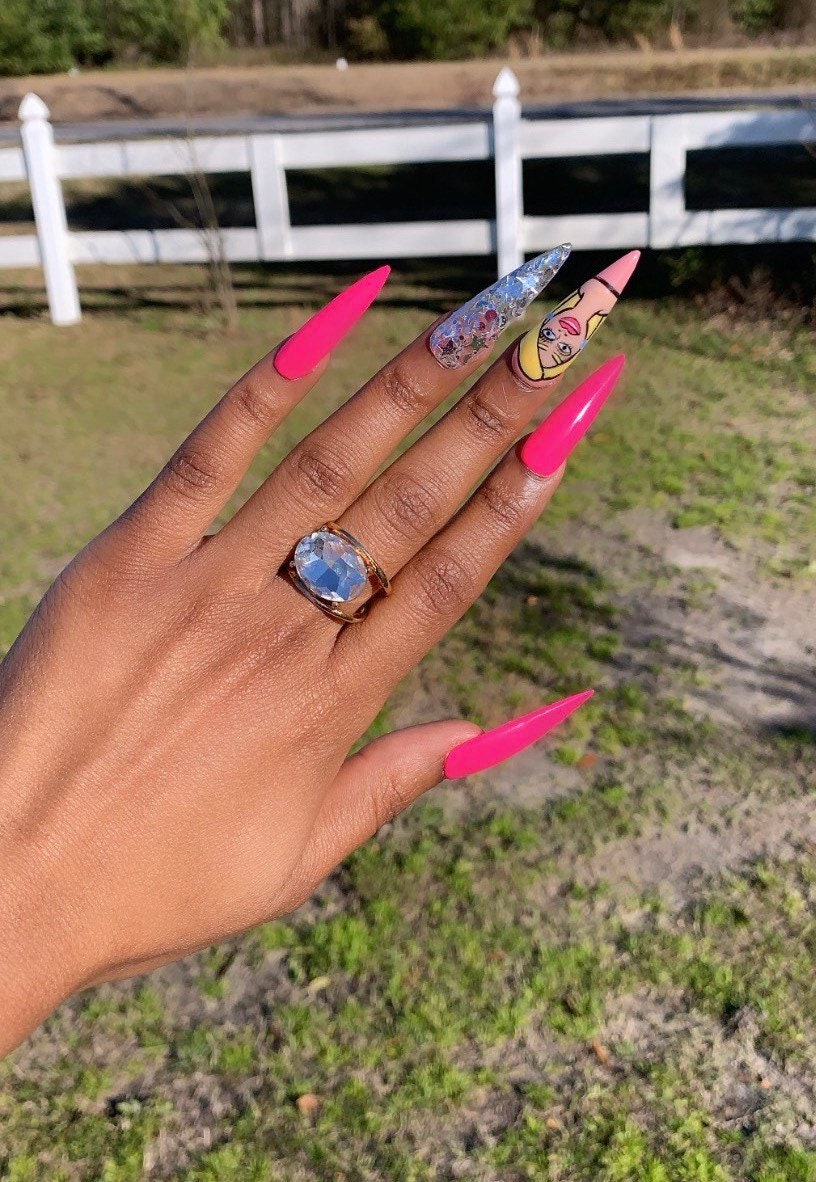 So Eine Barbie Press On Nails So Eine Barbie Press On Nails von Etsy - ChicObsessionsStudio