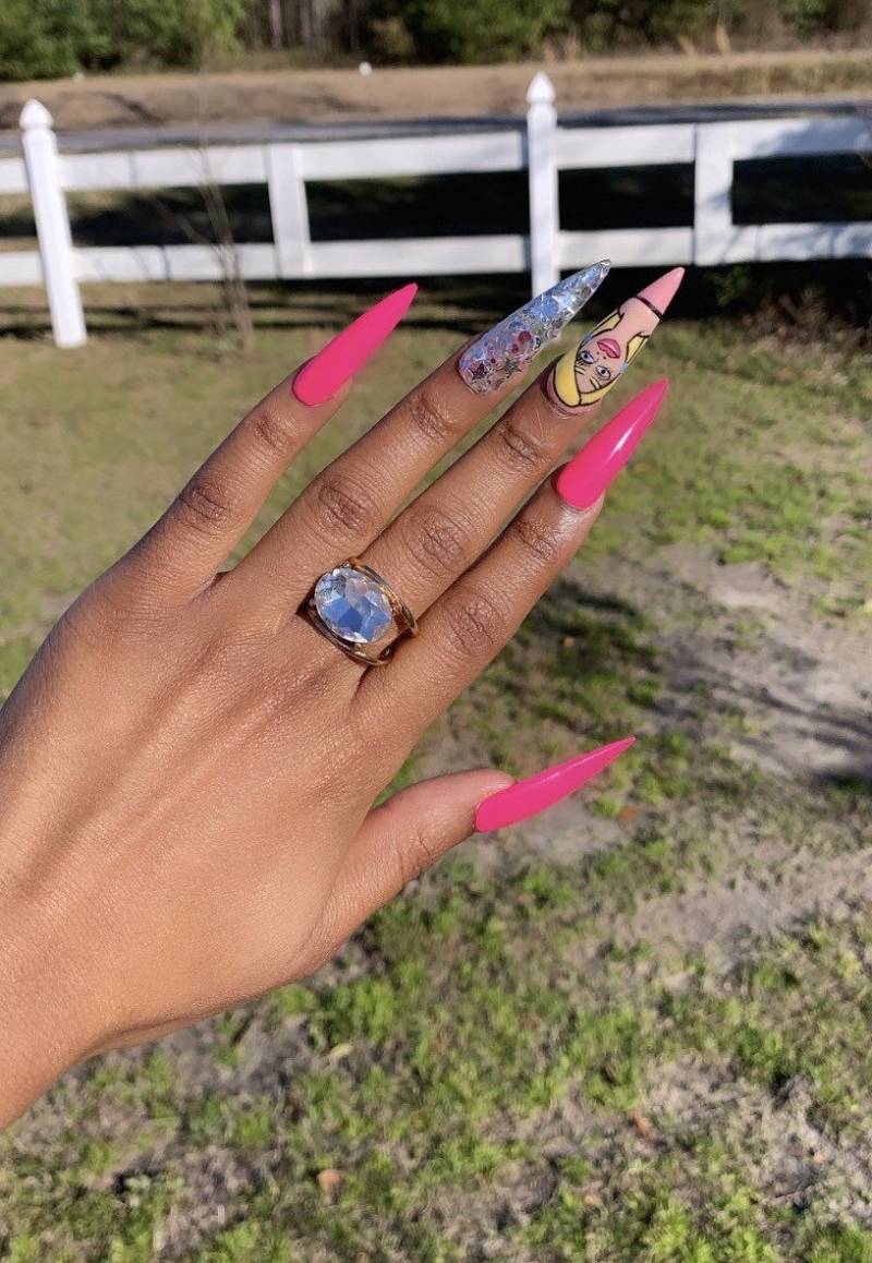So Eine Barbie Press On Nails von Etsy - ChicObsessionsStudio