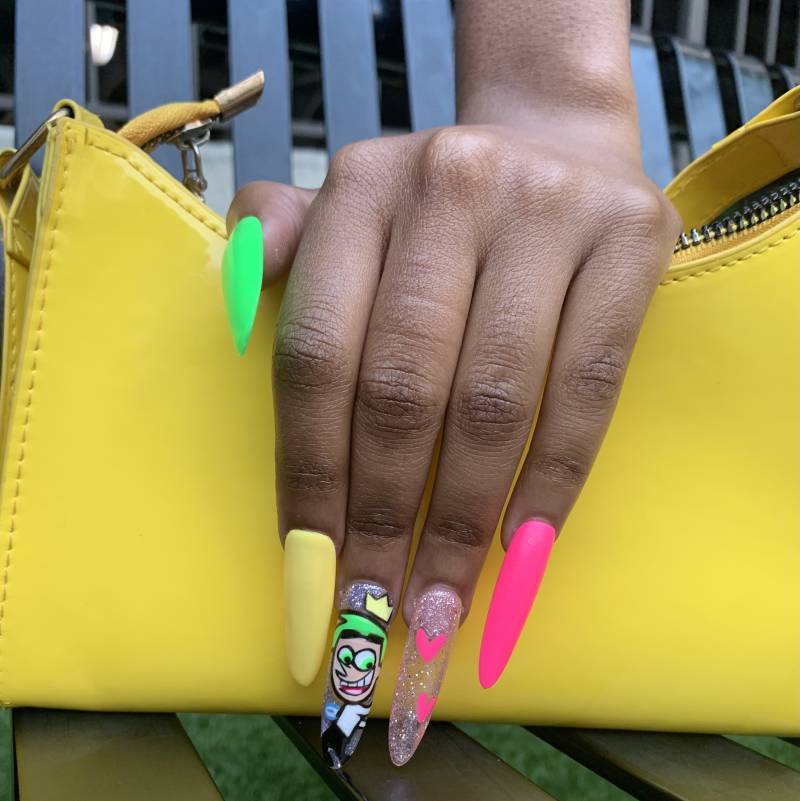 Ziemlich Ungerade Eltern Press On Nails von Etsy - ChicObsessionsStudio