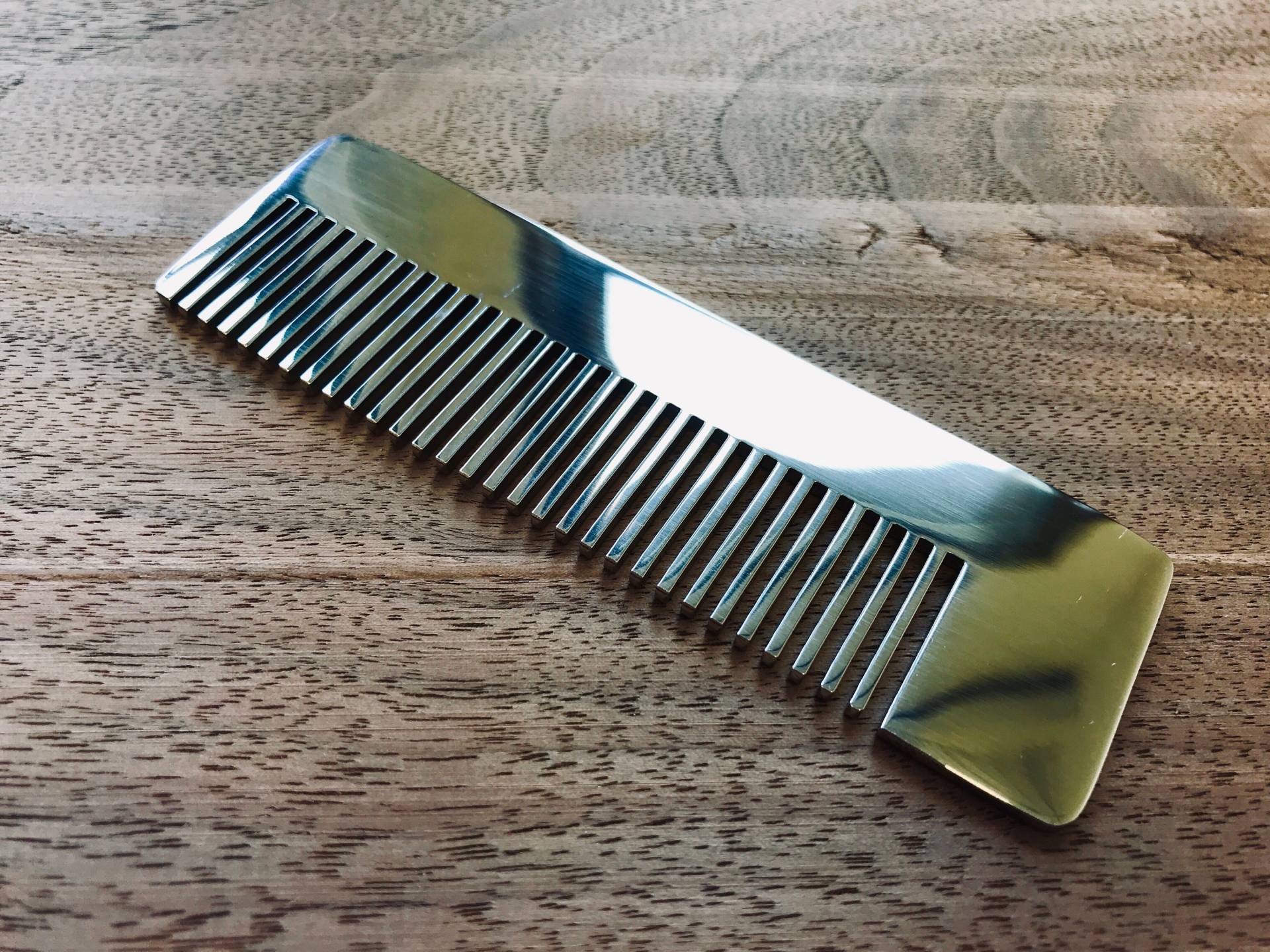Modell Nr. 4 Spiegelkamm Aus Edelstahl, Made in Usa, Mit Kostenloser Wunsch-Gravur von Etsy - Chicagocomb
