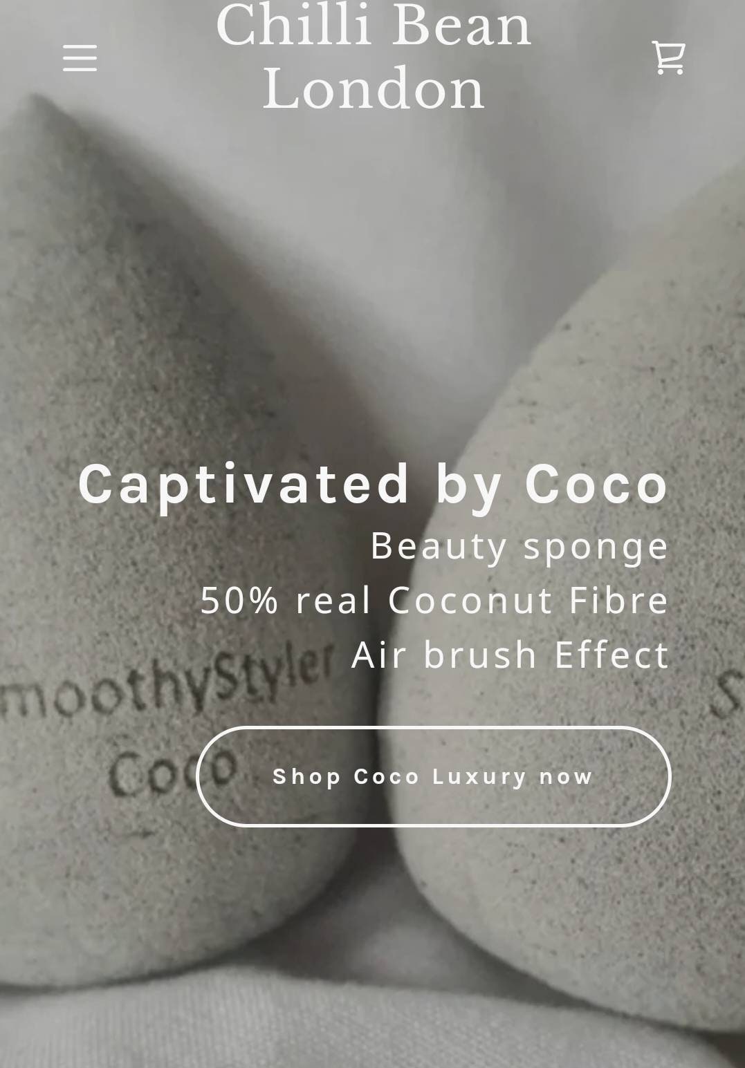 Smoothystyler Coco - 50% Kokosnuss | Schönheit Blender Make-Up Schwämmchen Kosmetikschwamm Kostenlose Vegane Tasche Geschenk Für Sie Pinsel von Etsy - ChilliBeanLondon