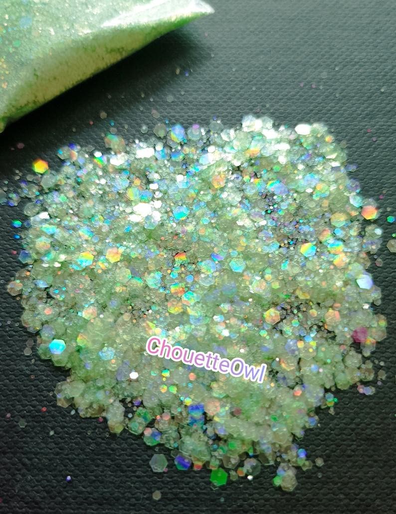 Biologisch Abbaubarer Glitzer, Rosenquarz, Kosmetikqualität, Badebombe, Kerze, 5 Gramm von Etsy - ChouetteOwl