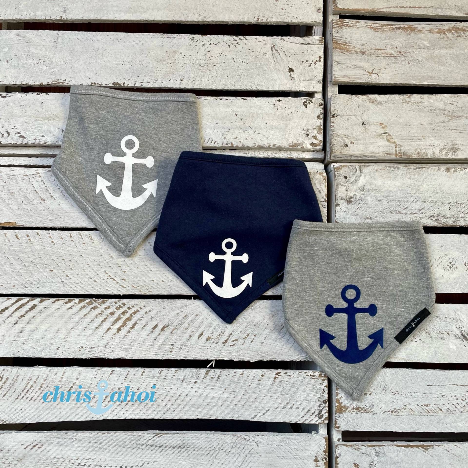 Dreieckstuch, Spucktuch, Halstuch Anker Dreieckstuch, Spucktuch, Halstuch Anker von Etsy - ChrisAhoiShop