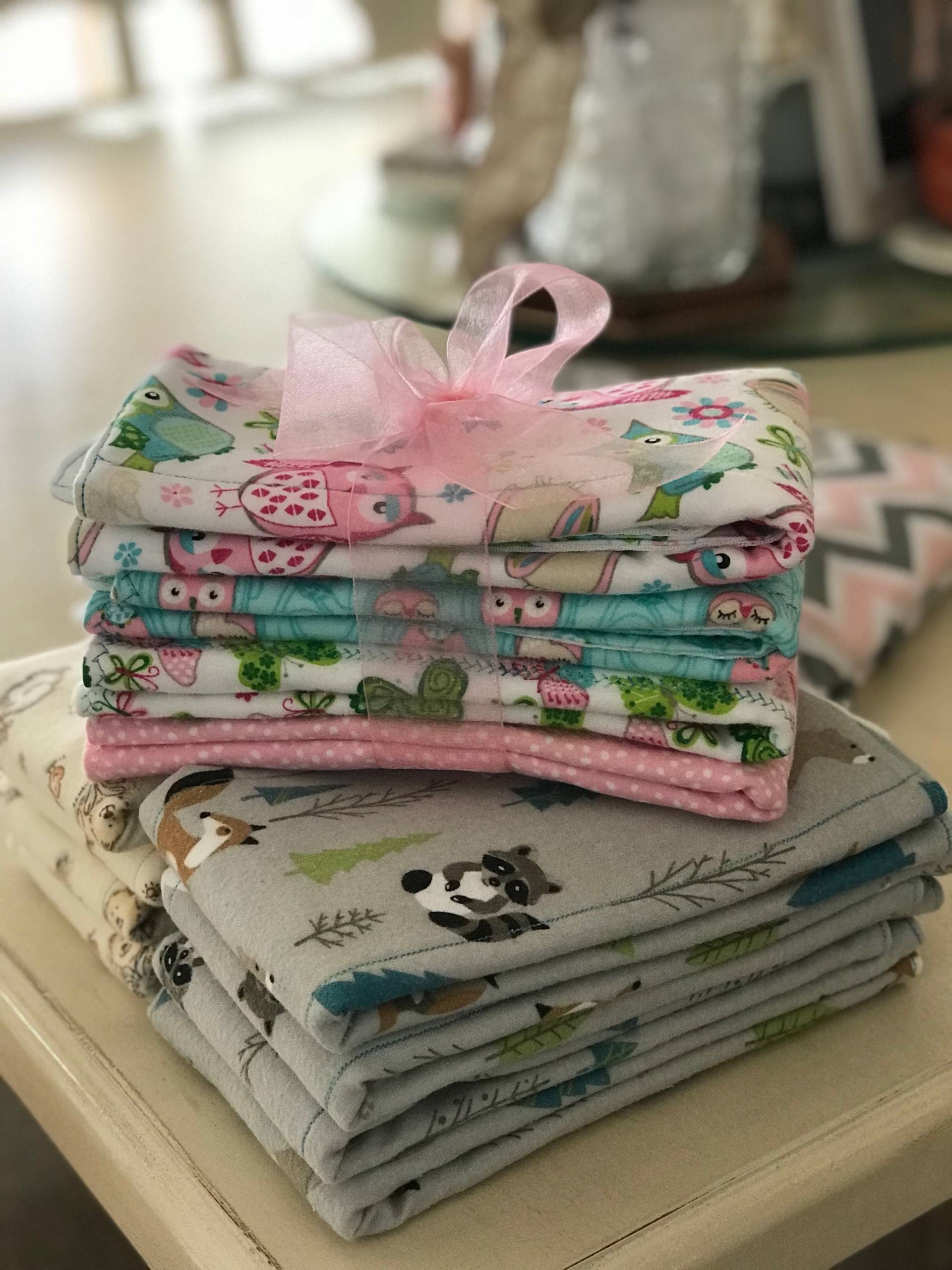 Saugfähige Baumwollgaze Stoff Spucktücher - 5Er Set von Etsy - CiinderellaaDesignCo