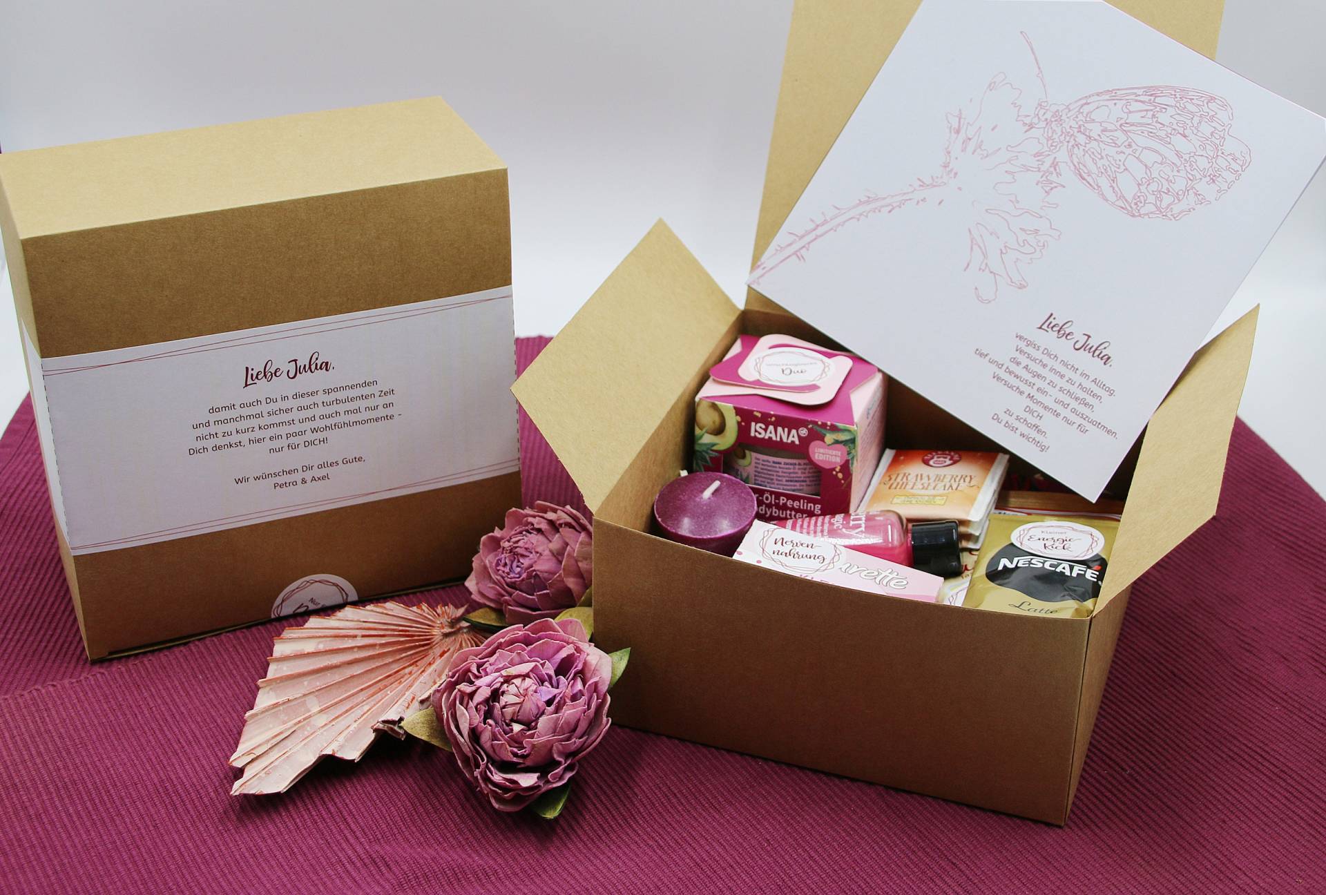 Personalisierte Geschenkbox "Achtsamkeit Für Dich" - Zum Geburtstag, Schwangerschaft Uvm von Etsy - CillyThings