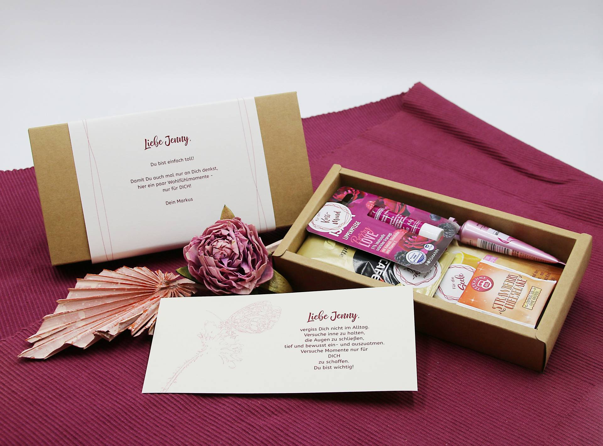 Personalisierte Geschenkbox "Wohlfühlmomente" - Z.b. Zum Geburtstag Oder Zur Geburt von Etsy - CillyThings