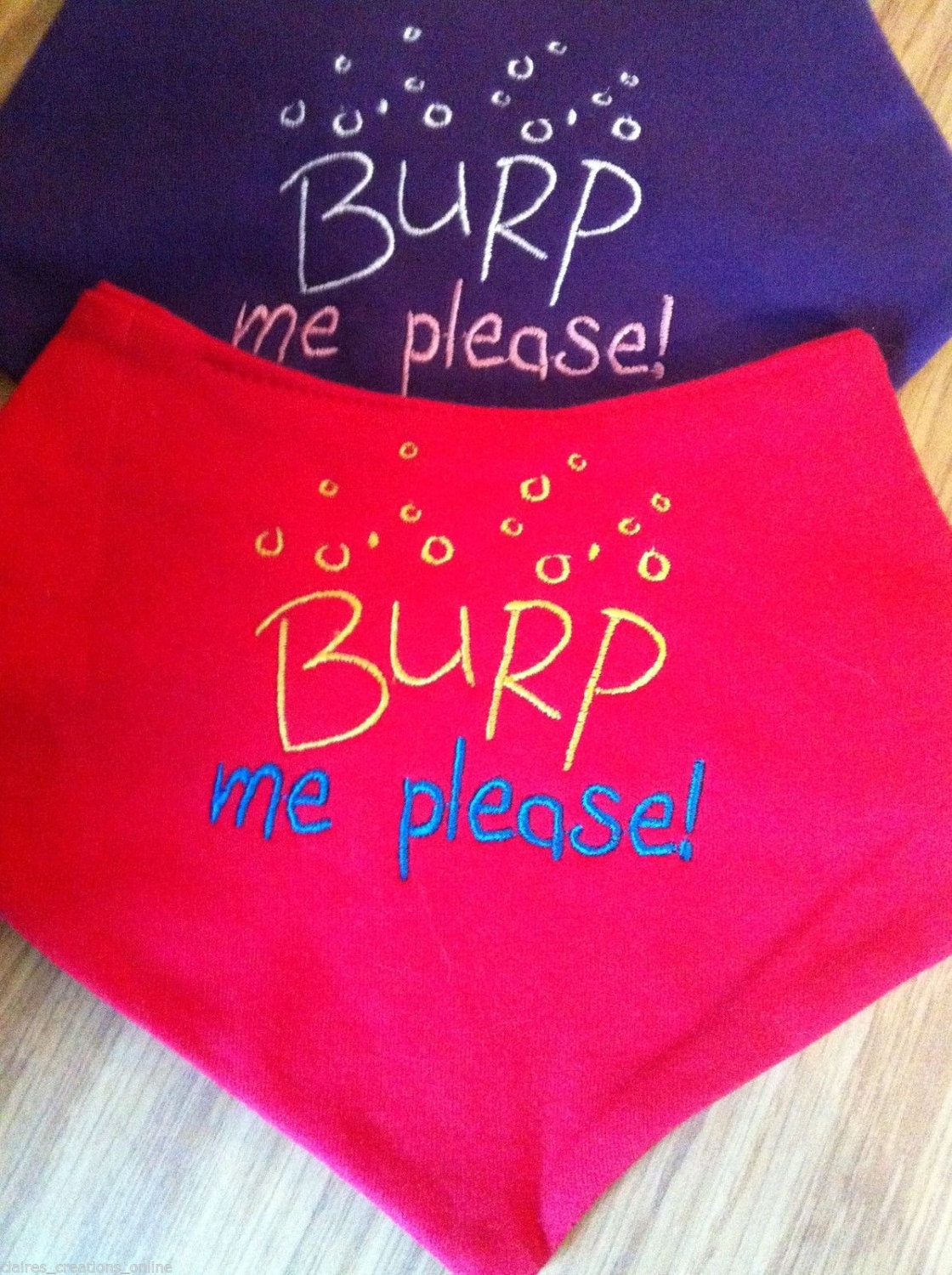 Luck Mich Bitte Baby/Kleinkind Bandana Lätzchen/Geschenk 100% Baumwolle Erhältlich in 9 Farben von Etsy - ClaireCreationOnline