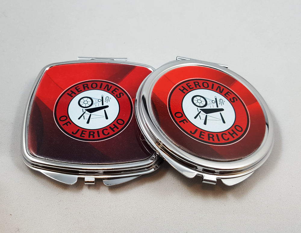 Heldinnen Von Jericho Taschenspiegel, Hoj Personalisierte Kompakte Handspiegel, Brautgeschenke, Einzigartige Geschenke, Weihnachtsgeschenke von Etsy - ClassicDesignsGifts