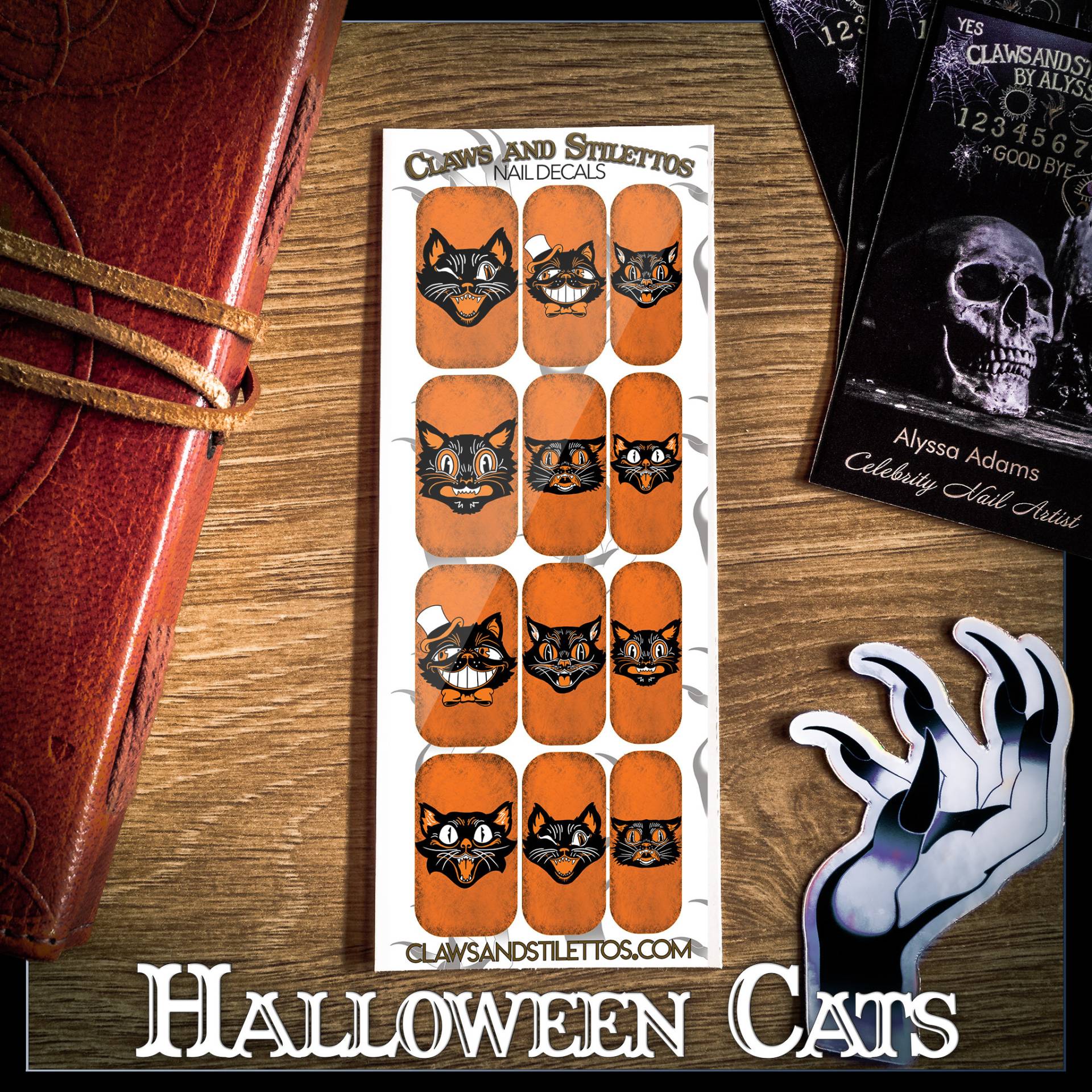 Halloween Katzen Halloween Katzen von Etsy - ClawsandStilettosLLC