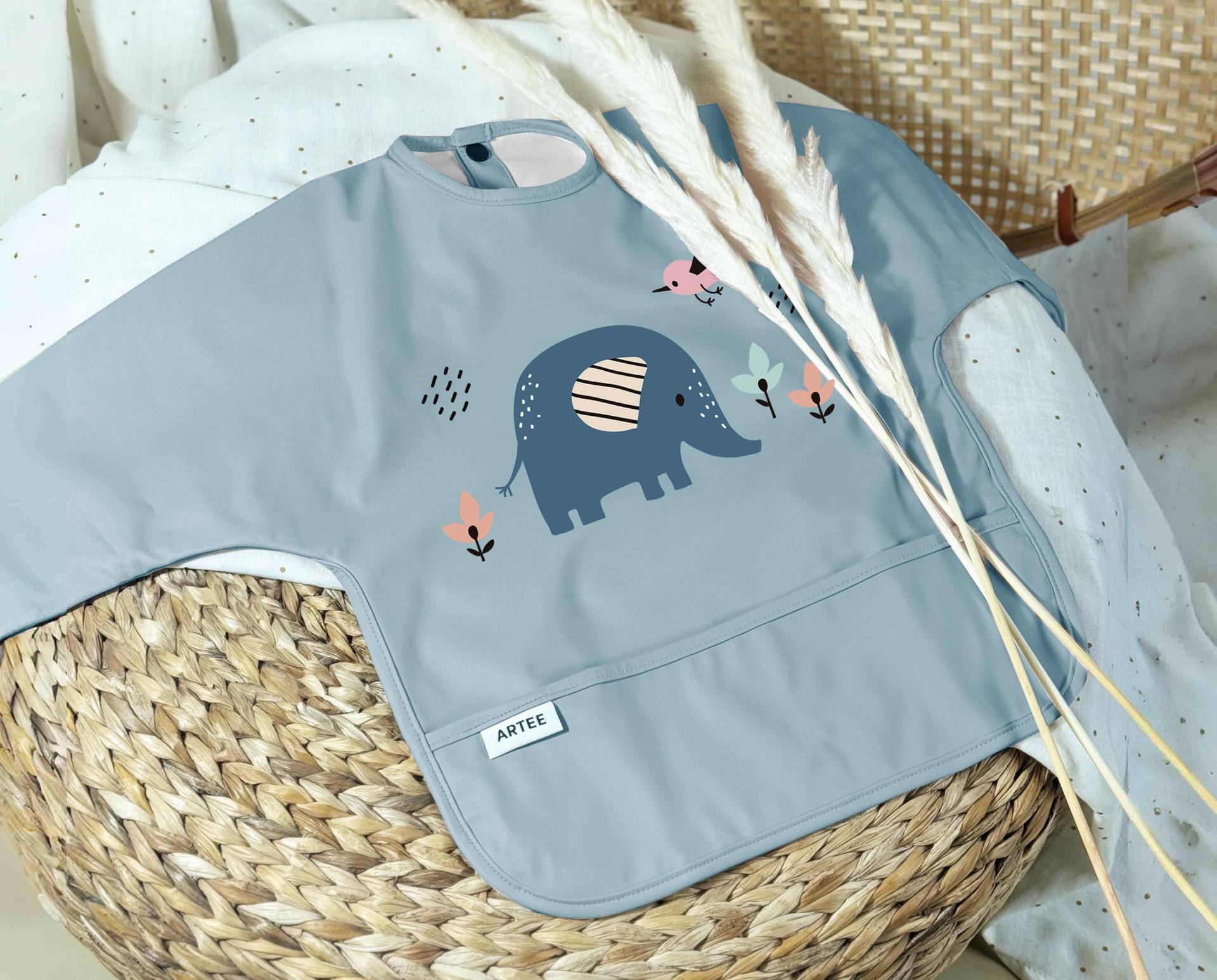 Ärmellätzchen Mit Auffangtasche Für Dein Baby Und Kleinkind Aus Recyceltem Polyester von Etsy - CleoNoah