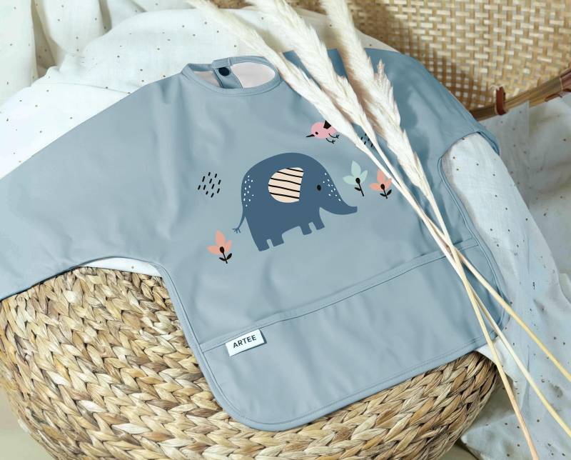 Ärmellätzchen Mit Auffangtasche Für Dein Baby Und Kleinkind Aus Recyceltem Polyester von Etsy - CleoNoah