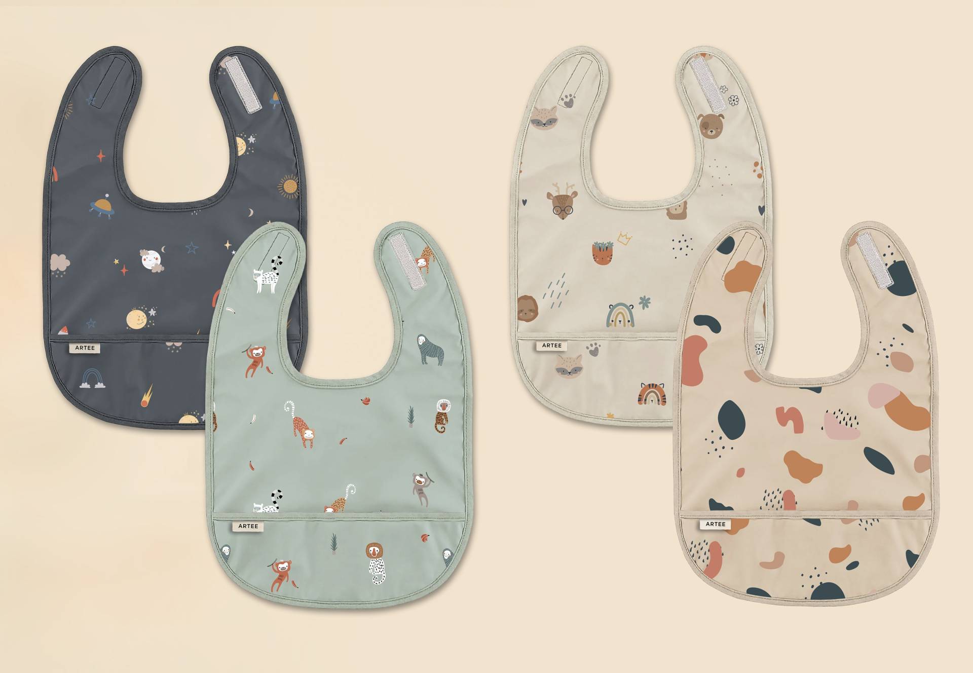 Lätzchen Beschichtet Waschbar Abwaschbar Mit Auffangtasche Baby Kind Recyceltem Polyester Stoff Print, Geschenk Zur Geburt, Schürze Lätzchen Beschichtet Waschbar Abwaschbar Mit Auffangtasche Baby Kind Recyceltem Polyester Stoff Print, Geschenk Zur Geburt, Schürze von Etsy - CleoNoah