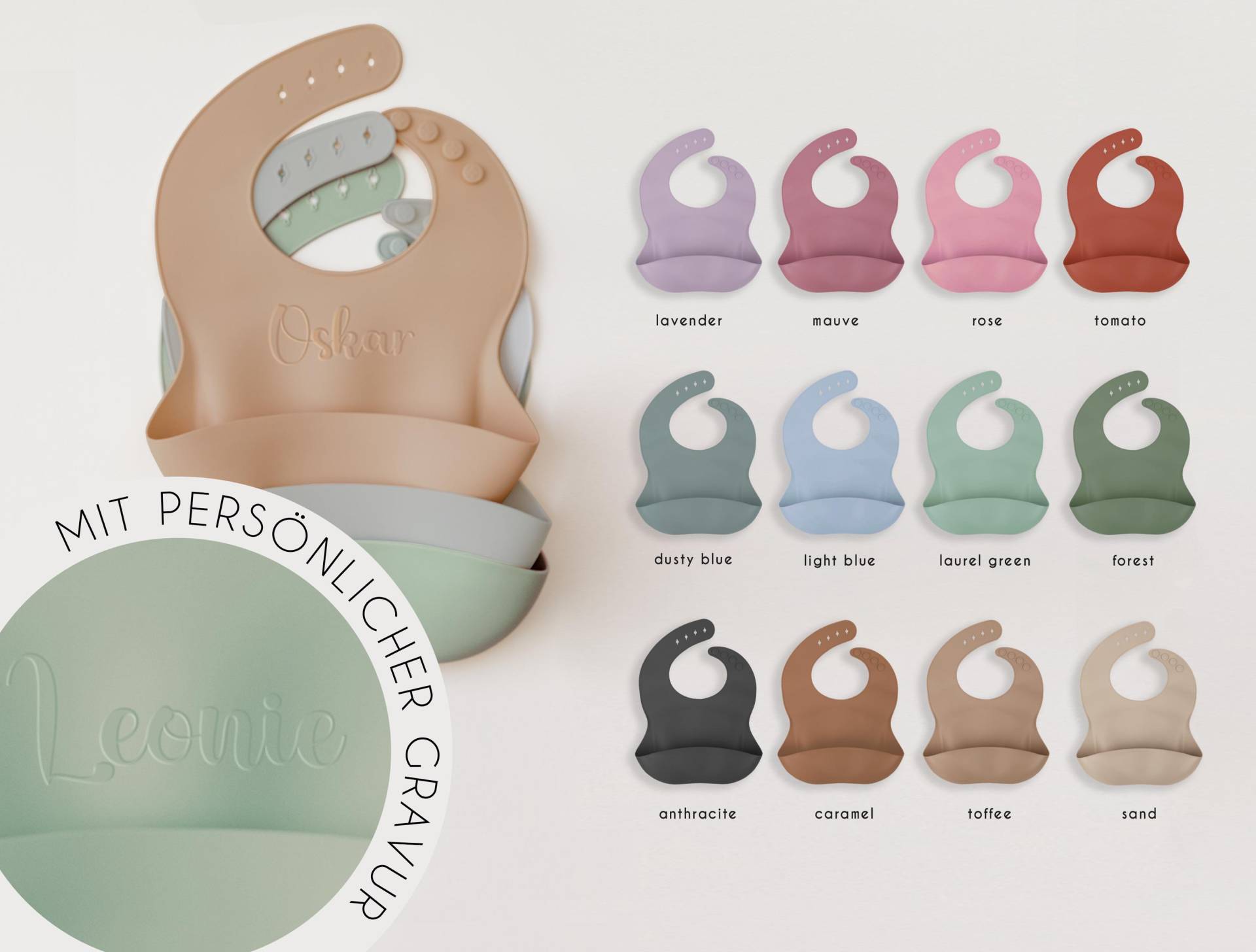 Silikon Lätzchen Mit Gravur Personalisation Auffangtasche Baby Und Kleinkind Ideal Als Geschenk Zur Geburt Beikoststart Geburtstag Silikon Lätzchen Mit Gravur Personalisation Auffangtasche Baby Und Kleinkind Ideal Als Geschenk Zur Geburt Beikoststart Geburtstag von Etsy - CleoNoah