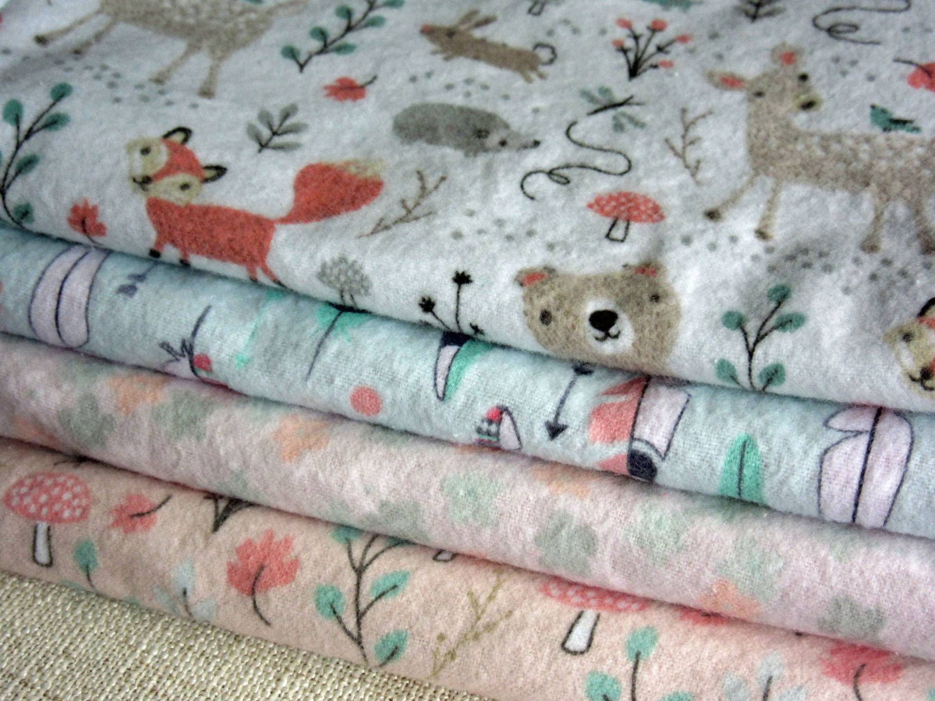 Spucktuch-Set, Woodland Baby, Baby Spucktücher, Mädchen Woodland, Baby-Dusche-Mädchen, Kindergarten, Neue Mutter Geschenk, Spucktücher von Etsy - Cloud3Designs