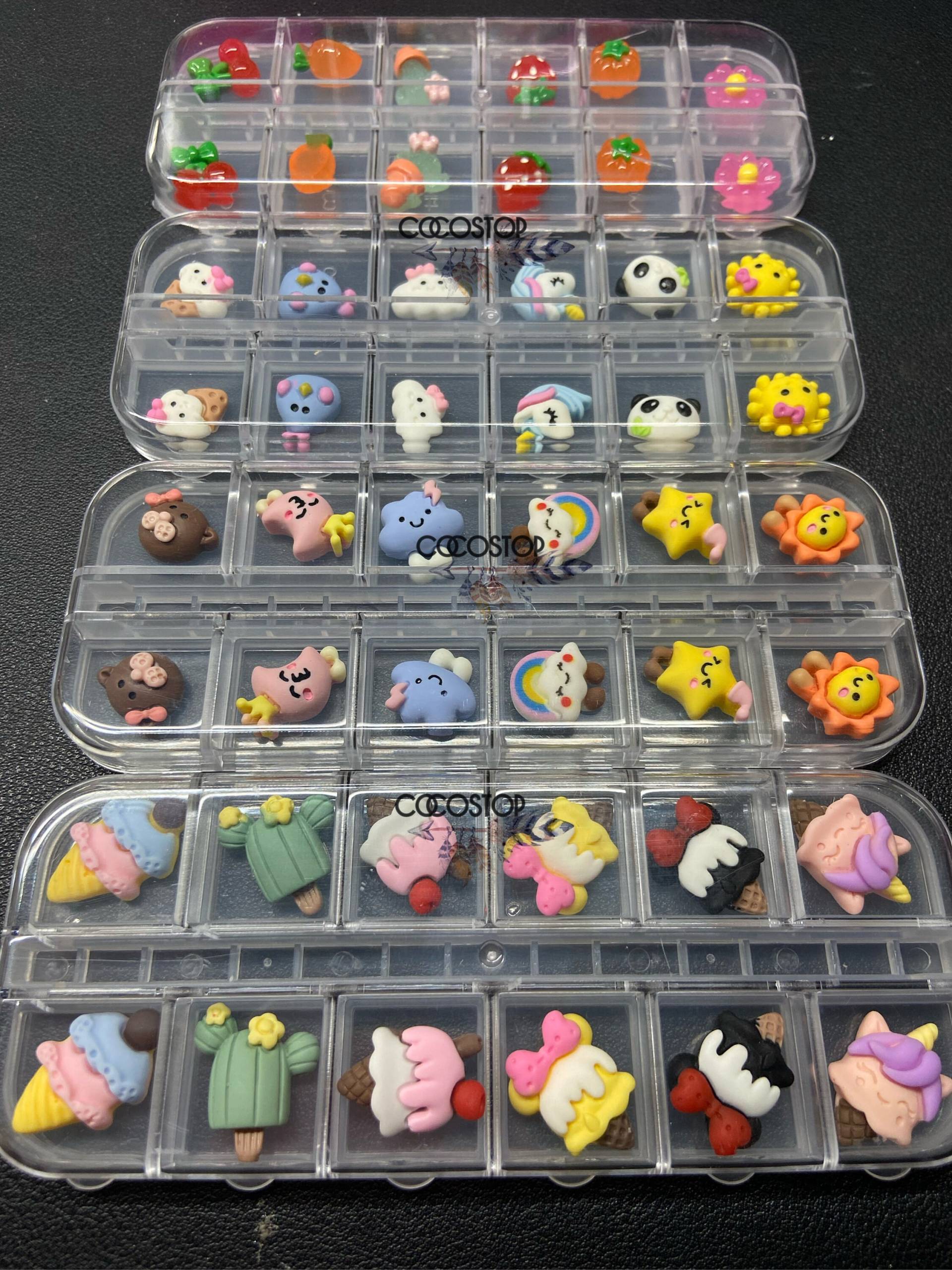 12 Stück Kawaii Eis Obst Cartoon 3D Nagel Charms 12 Stück Kawaii Eis Obst Cartoon 3D Nagel Charms von Etsy - CocoStop