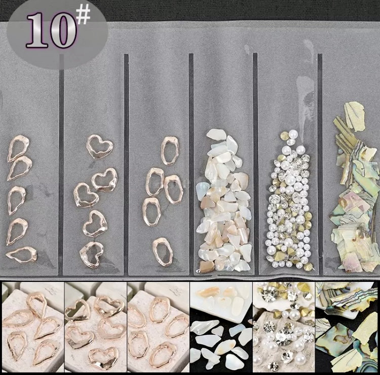 3 Farben Mix Herz Nagel Charms Schmuck 3D Nail Art Maniküre Tipps 3 Farben Mix Herz Nagel Charms Schmuck 3D Nail Art Maniküre Tipps von Etsy - CocoStop