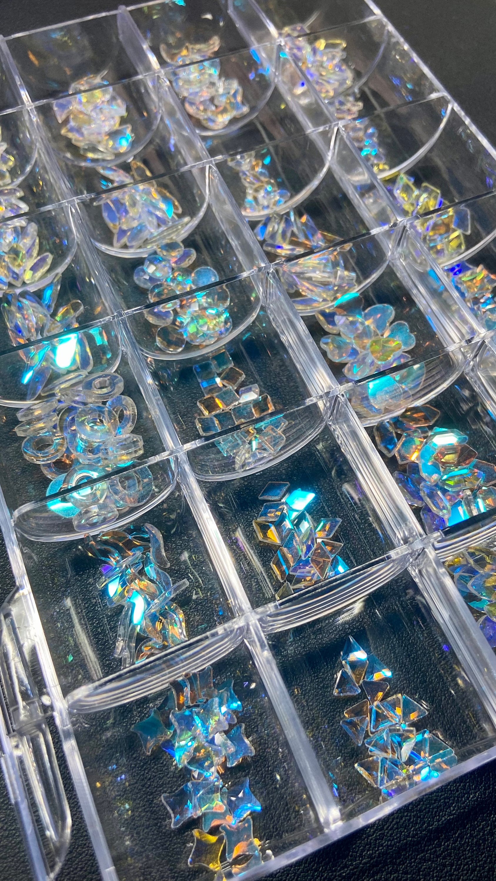 480 Stück Aurora Blau Kristall Nagel Strass Box 480 Stück Aurora Blau Kristall Nagel Strass Box von Etsy - CocoStop