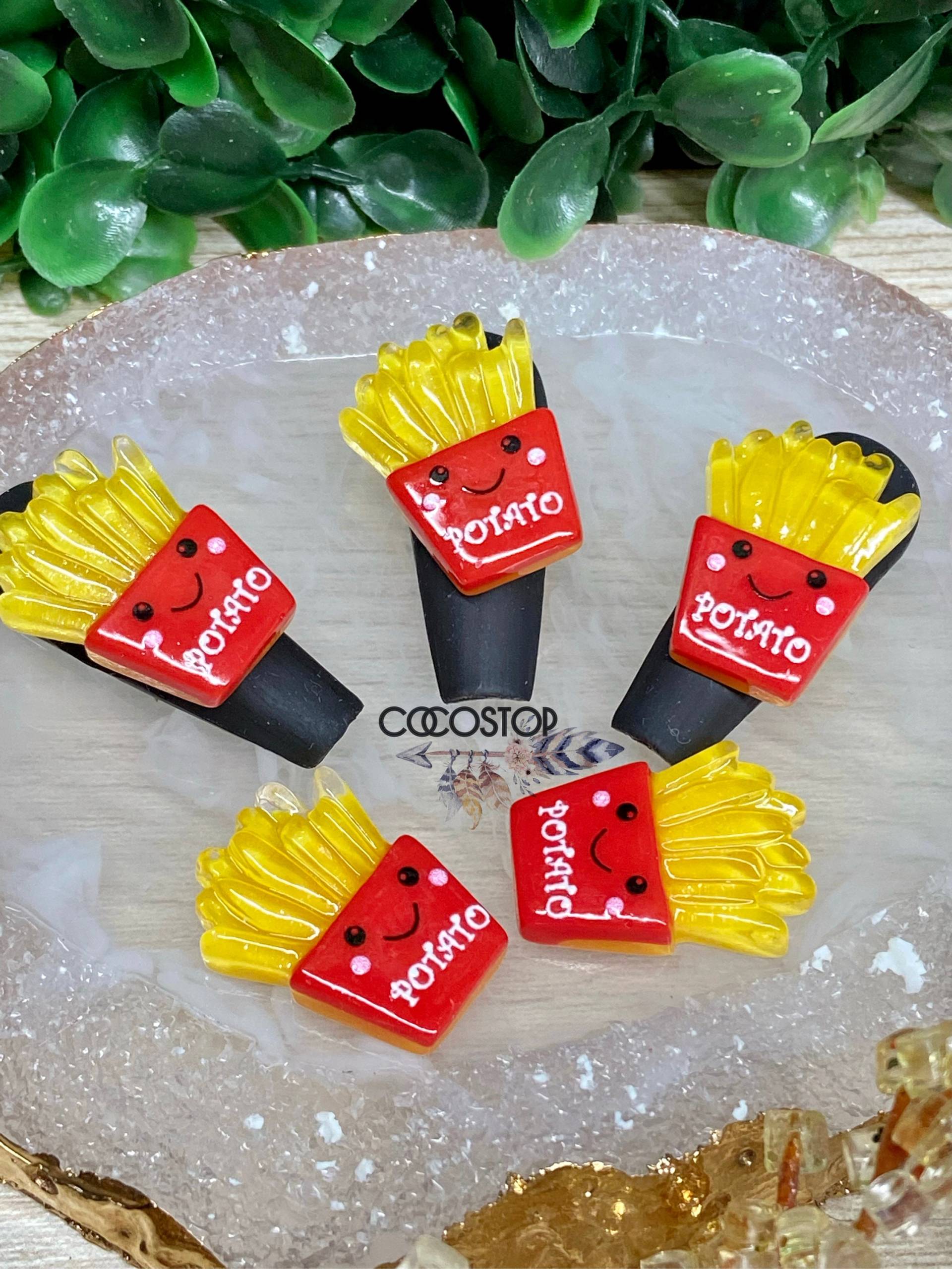 5/10 Stück French Fry Kawaii Nagel Charms 3D Nailart 5/10 Stück French Fry Kawaii Nagel Charms 3D Nailart von Etsy - CocoStop
