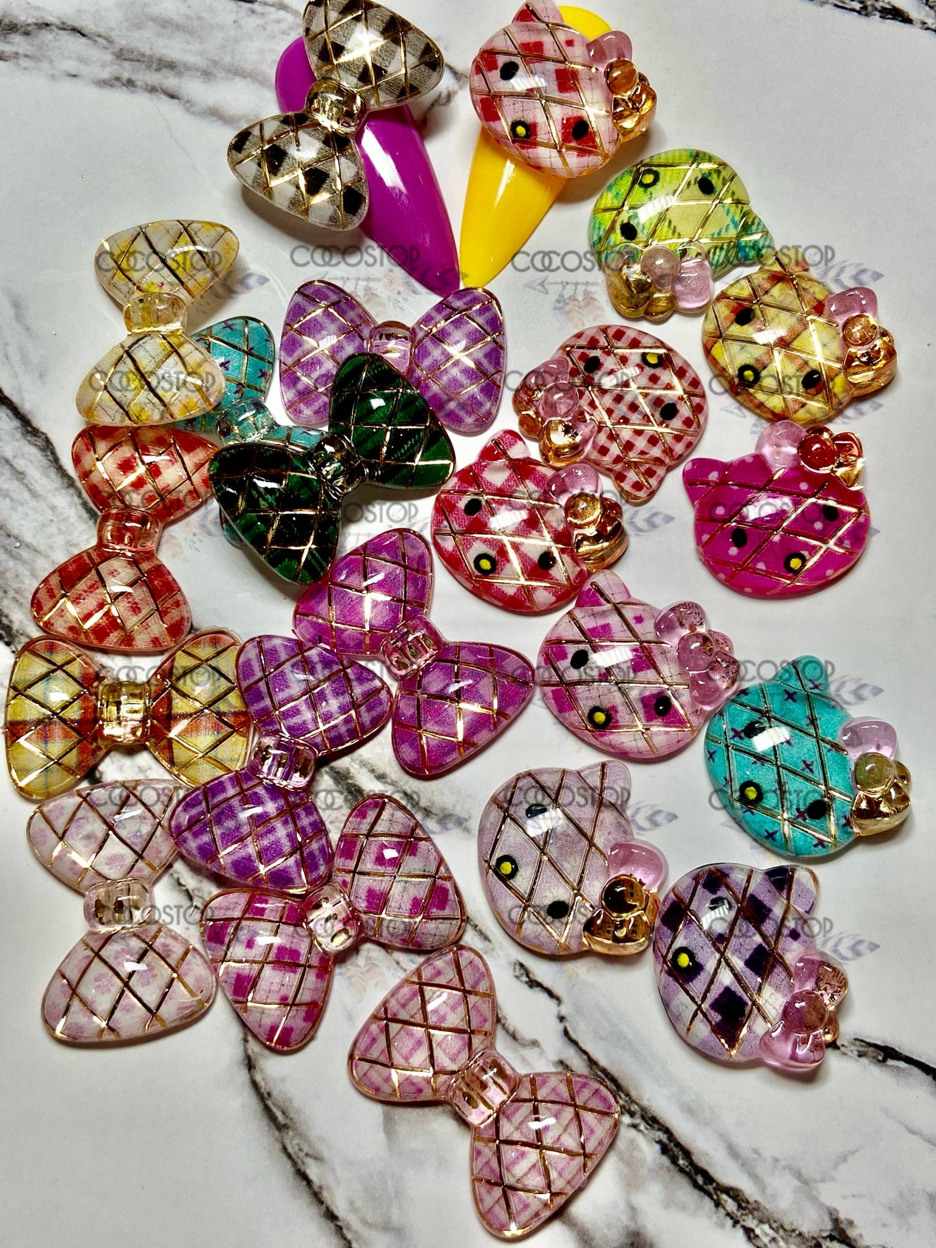 Bunte Cabochon Katze Mit Fliege Kawaii Nagel Charms/Kunst 3D Nail Art Designs Diy Craf Bunte Cabochon Katze Mit Fliege Kawaii Nagel Charms/Kunst 3D Nail Art Designs Diy Craf von Etsy - CocoStop