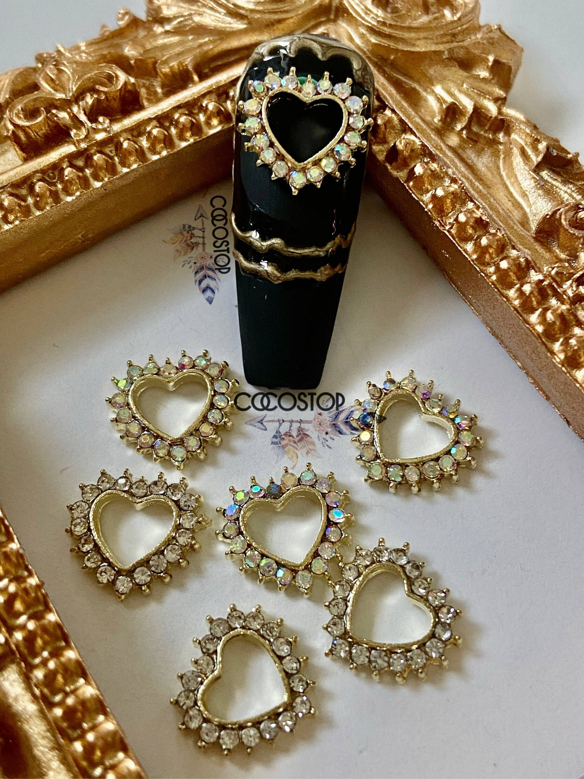 Diamant Herz Nagel Schmuck Valentine 3D Charms Nail Art Dekoration Diy Craft Diamant Herz Nagel Schmuck Valentine 3D Charms Nail Art Dekoration Diy Craft von Etsy - CocoStop