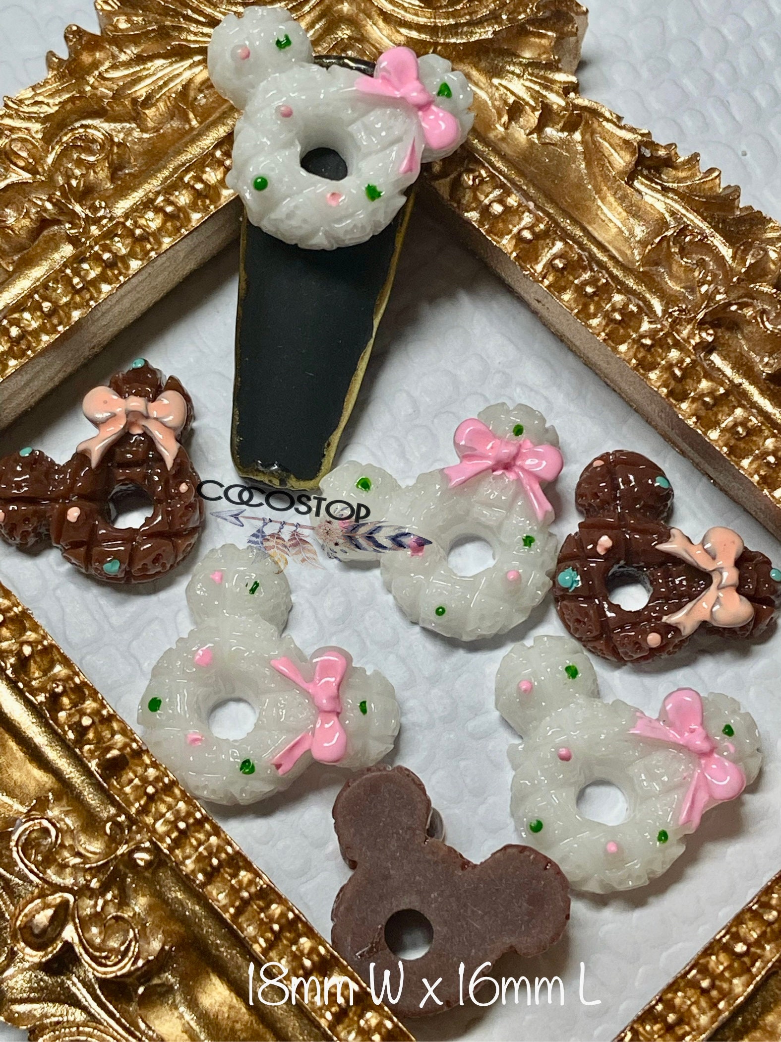 Kawaii Donuts Maus 3D Nagel Charms Für Nail Art Designs Diy Bastelzubehör Kawaii Donuts Maus 3D Nagel Charms Für Nail Art Designs Diy Bastelzubehör von Etsy - CocoStop