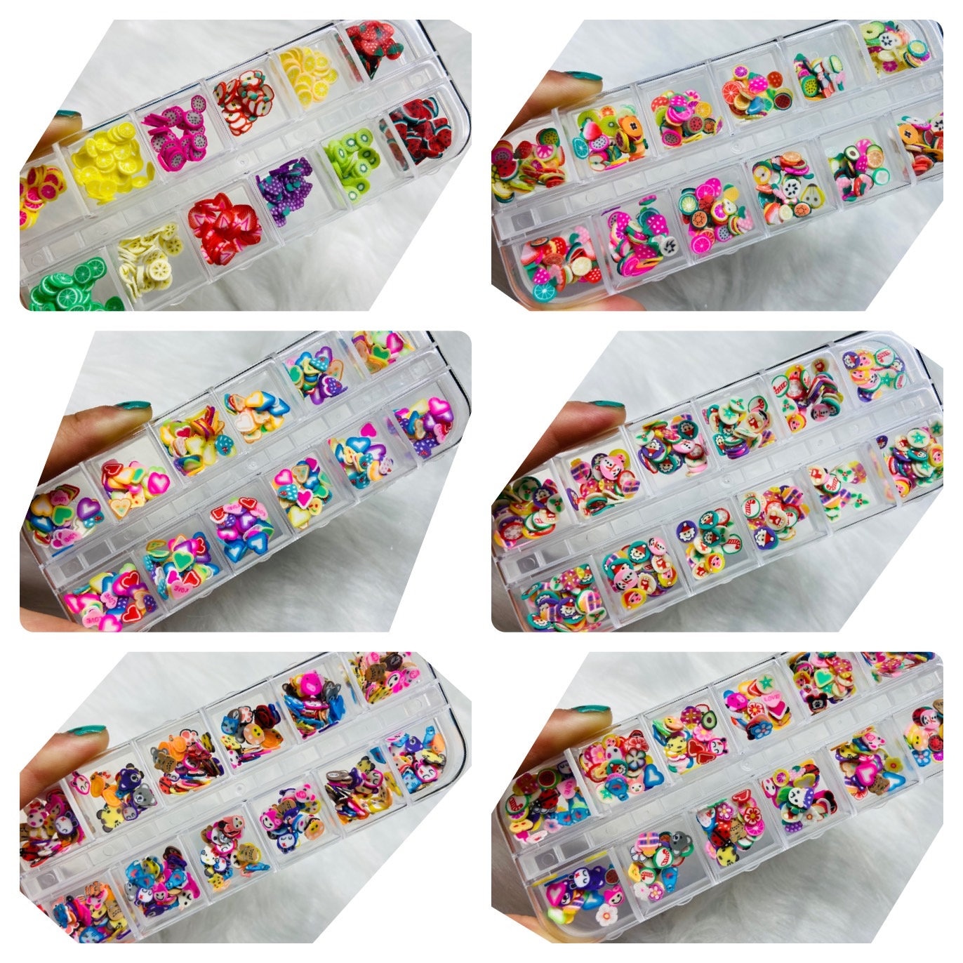Tier Fimo /Herz Fimo/ Obst/Weihnachts Scheiben Für Schleim, Nailart Dekorationen Tier Fimo /Herz Fimo/ Obst/Weihnachts Scheiben Für Schleim, Nailart Dekorationen von Etsy - CocoStop