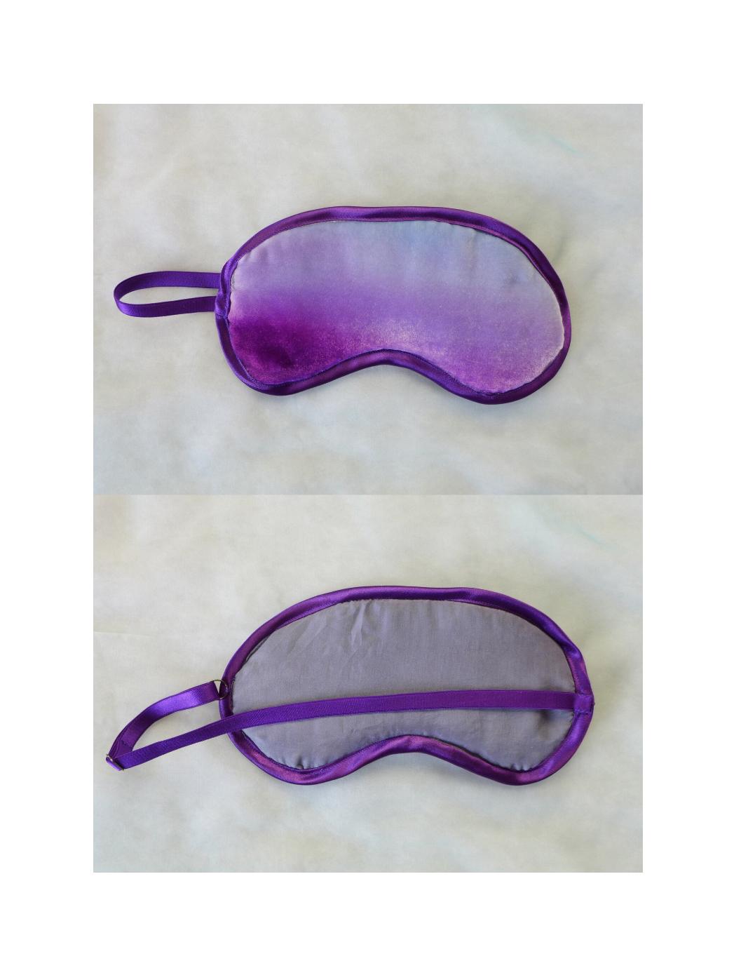 Handbemalte Augenmasken Aus Samt in Den Farben Magenta, Granat, Rosine, Weinrot, Veridiangrün, Petrol, Kobalt, Verstellbares Band, Versandfertig von Etsy - Colorbloom
