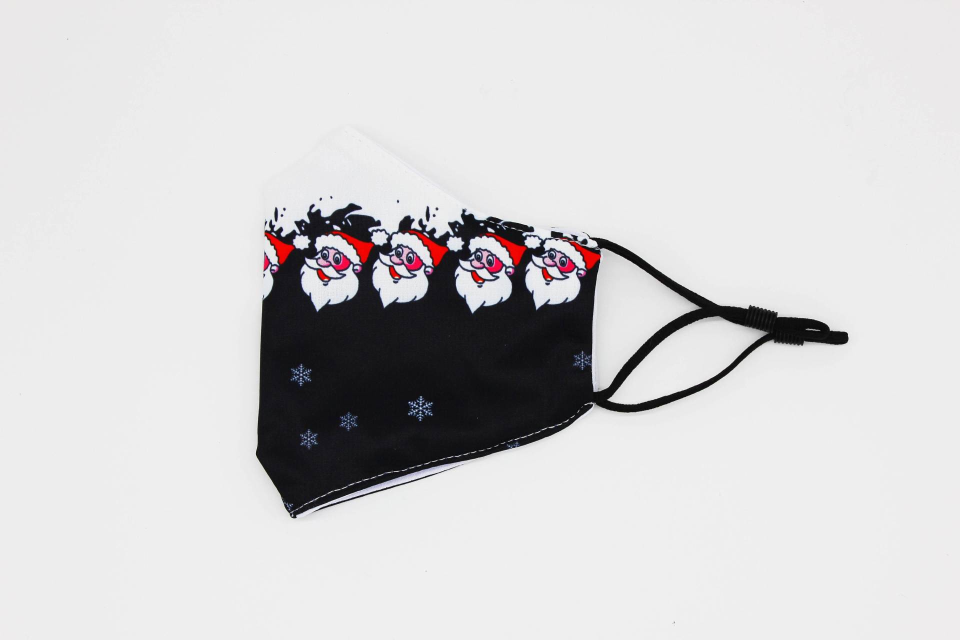 Weihnachtsmaske Mit Verstellbaren Schlaufen - Happy Santa von Etsy - Communitymaske