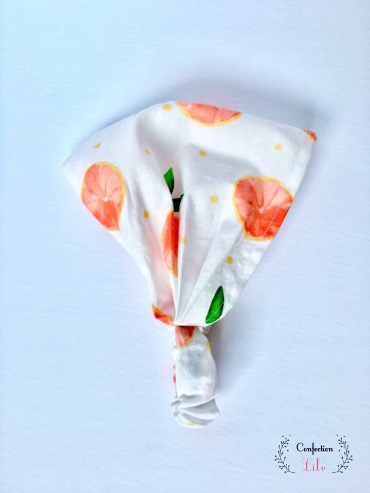 stirnband Im Bandana-stil Mit Grapefruit-Muster stirnband Im Bandana-stil Mit Grapefruit-Muster von Etsy - ConfectionLilo