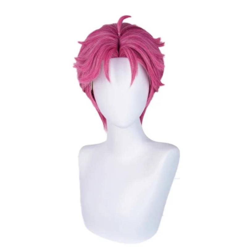 Kpop Dämonenjäger Saja Boys Abby Cosplay Kostüm Perücke 35 cm Rosa Kunsthaar von Etsy - CosRoru