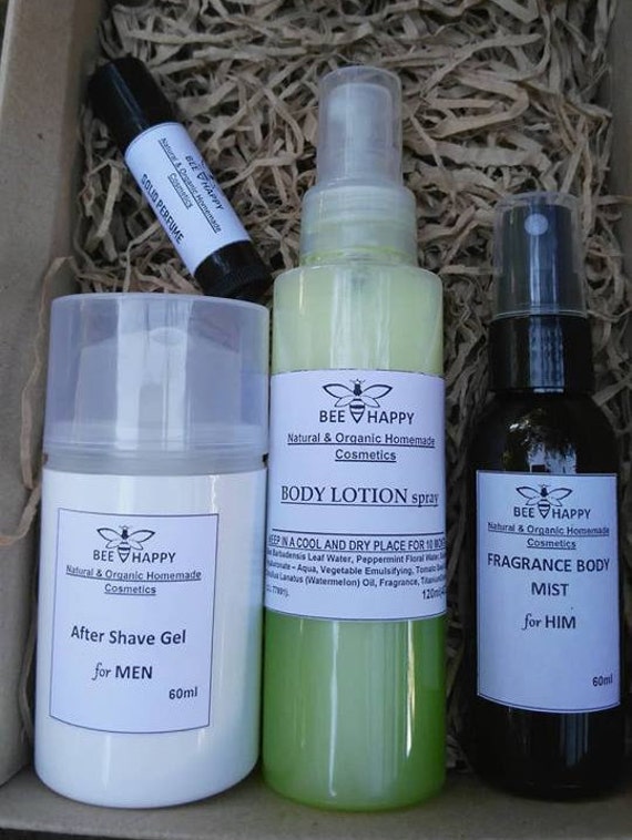 Für Ihn/Gesichts - Und Körperpflege Geschenkset/Hautpflege/After Shave, Body Lotion Spray, Festes Parfüm, Duft Körpernebel, Weiche Haut, Hautpflege von Etsy - CosmeticsGR