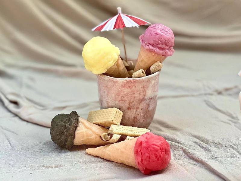 Sommer Seife Eis in Der Waffel - Handseife Mit Vanilleduft Aus Veganer Glycerinseife von Etsy - CottageandRose